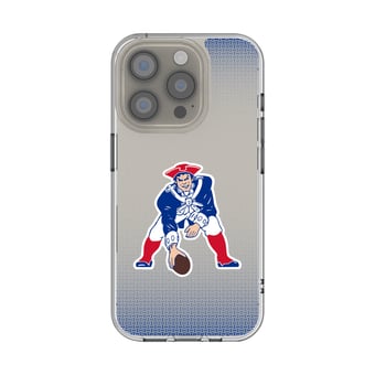 New England Patriots Linen Logo iPhone Clear Case