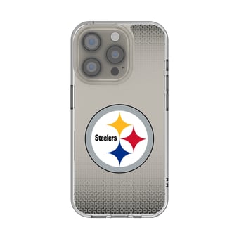 Pittsburgh Steelers Linen Logo iPhone Clear Case