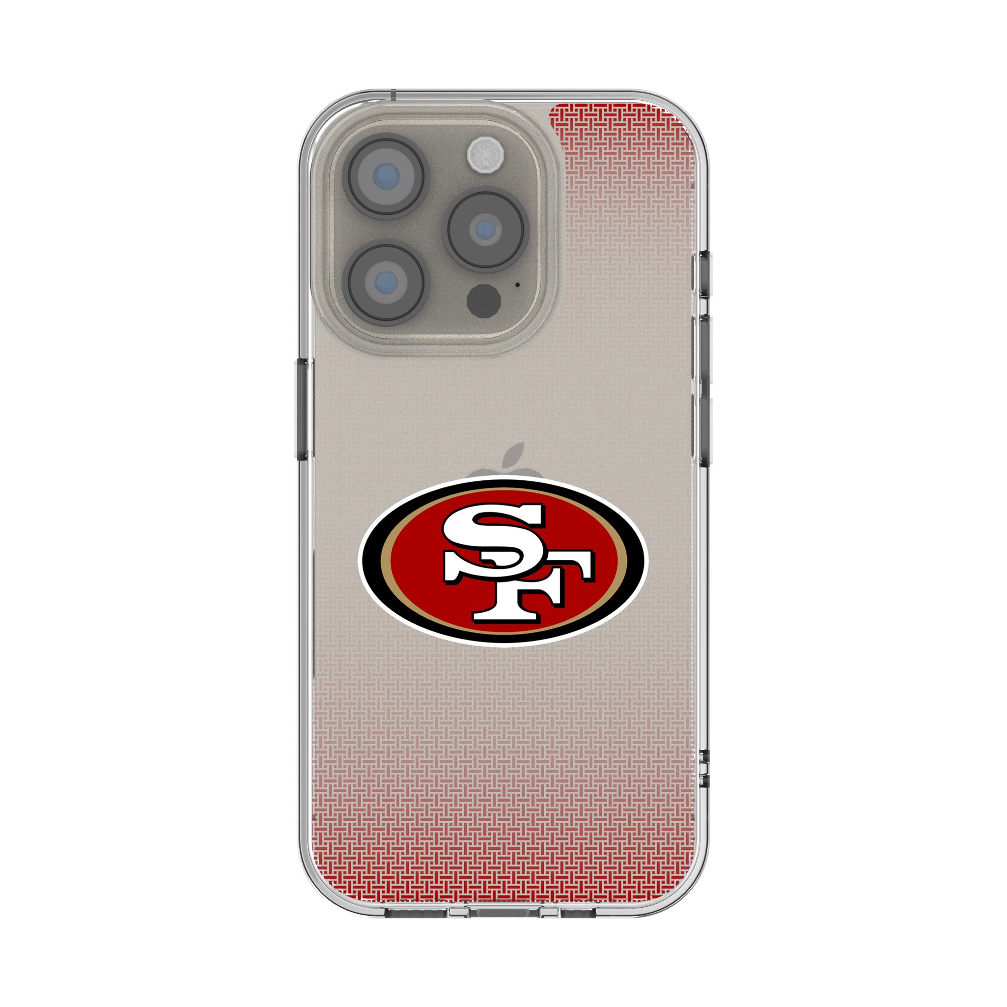 San Francisco 49ers Linen Logo iPhone Clear Case