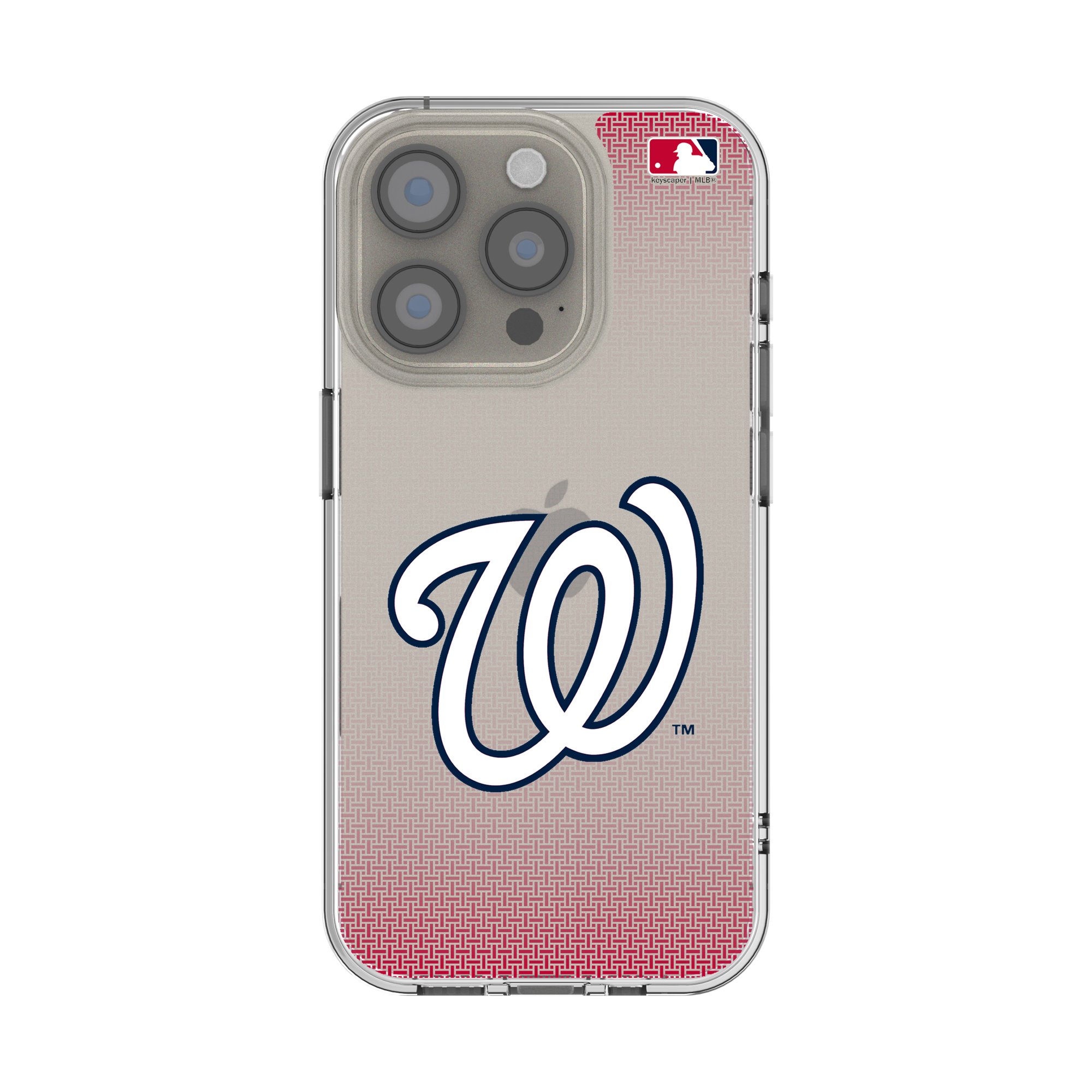 Washington Nationals Linen Logo iPhone Clear Case Washington Nationals Linen Logo iPhone Clear Case
