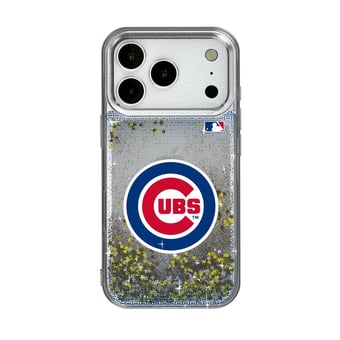 Chicago Cubs Linen Logo iPhone Glitter Case