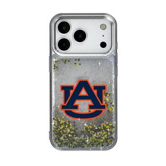 Auburn Tigers Linen Logo iPhone Glitter Case