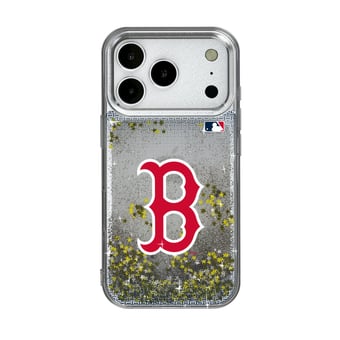 Boston Red Sox Linen Logo iPhone Glitter Case