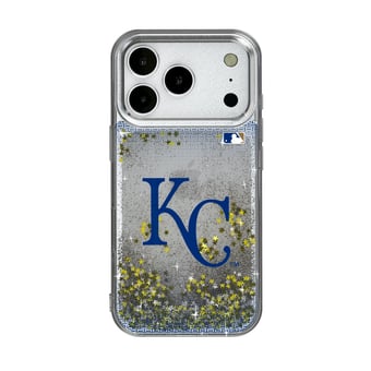 Kansas City Royals Linen Logo iPhone Glitter Case