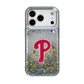 Philadelphia Phillies Linen Logo iPhone Glitter Case