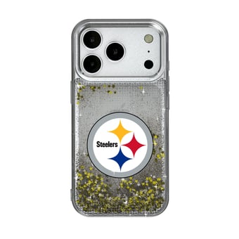 Pittsburgh Steelers Linen Logo iPhone Glitter Case