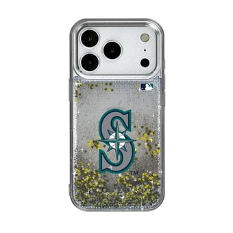 Seattle Mariners Linen Logo iPhone Glitter Case