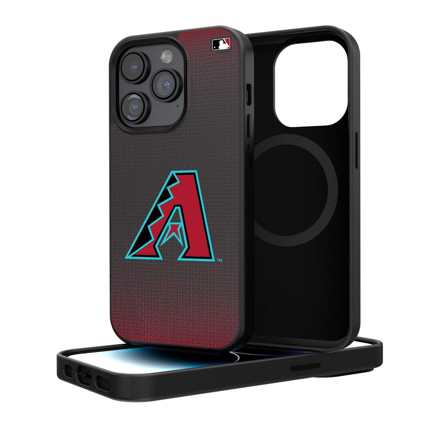 Arizona Diamondbacks Linen Logo iPhone Magnetic Bump Case