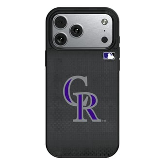 Colorado Rockies Linen Logo iPhone Magnetic Bump Case