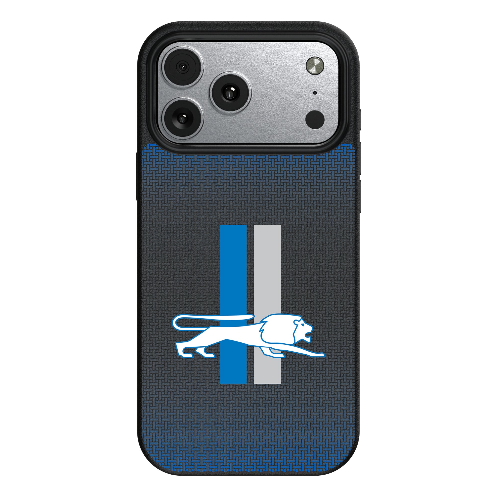Detroit Lions Linen Logo iPhone Magnetic Bump Case