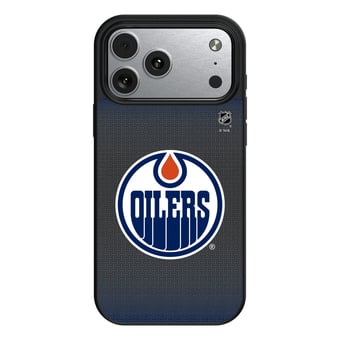 Edmonton Oilers Linen Logo iPhone Magnetic Bump Case