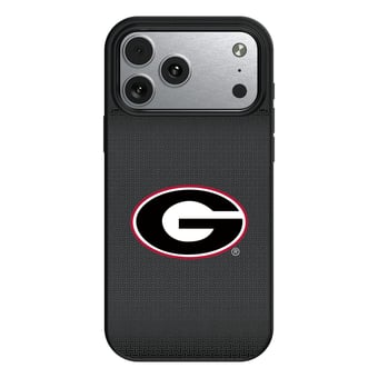 Georgia Bulldogs Linen Logo iPhone Magnetic Bump Case
