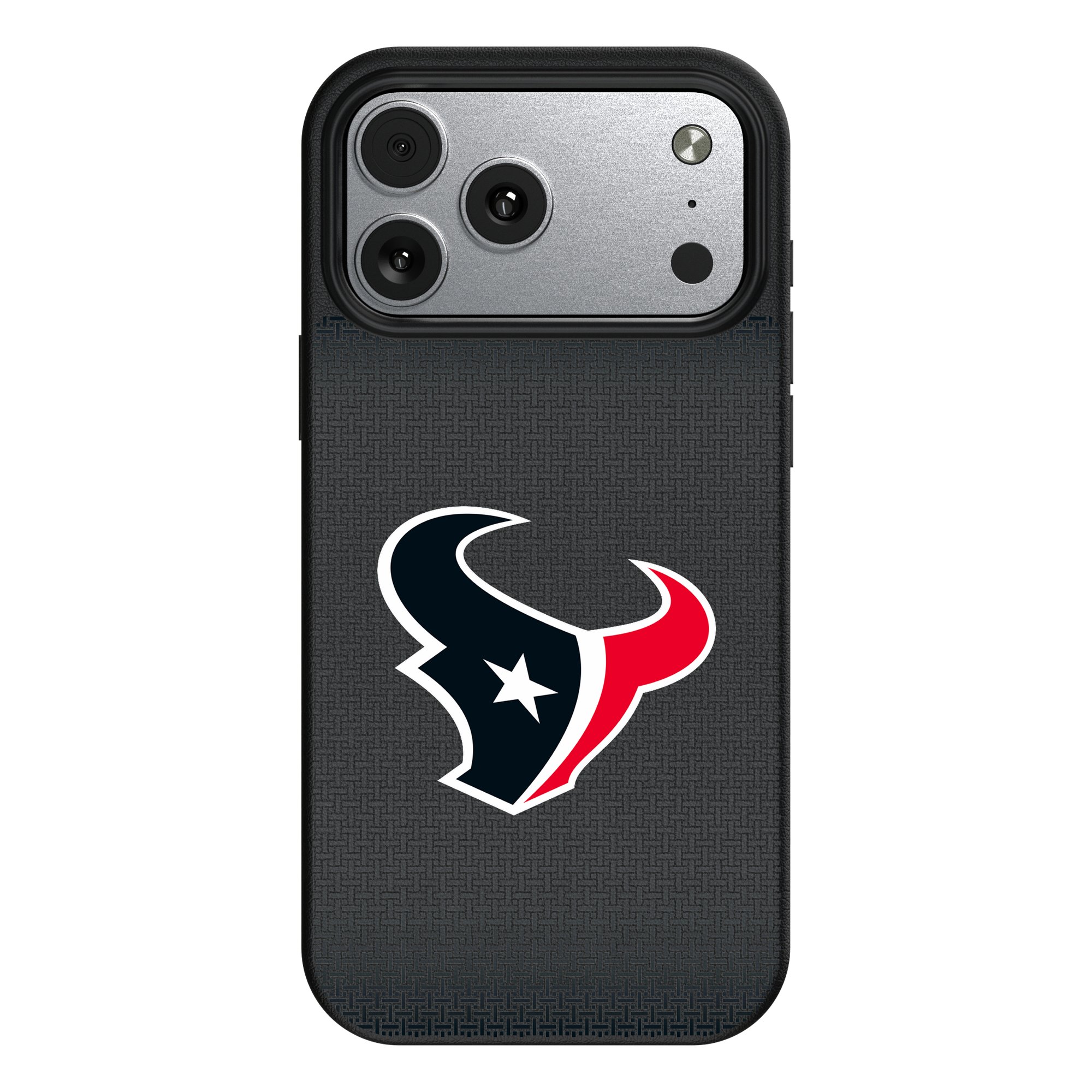 Keyscaper - NFL - Houston Texans - Linen Logo iPhone Magnetic Bump Case - 17 - Black