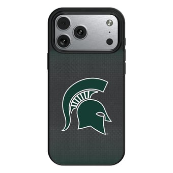 Michigan State Spartans Linen Logo iPhone Magnetic Bump Case