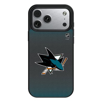 San Jose Sharks Linen Logo iPhone Magnetic Bump Case