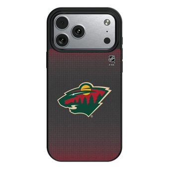 Minnesota Wild Linen Logo iPhone Magnetic Bump Case