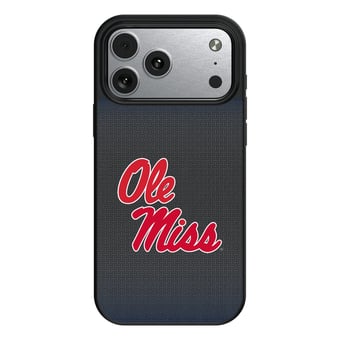 Ole Miss Rebels Linen Logo iPhone Magnetic Bump Case