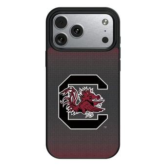 South Carolina Gamecocks Linen Logo iPhone Magnetic Bump Case