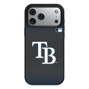 Tampa Bay Rays Linen Logo iPhone Magnetic Bump Case