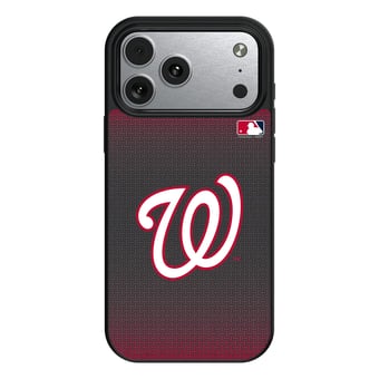 Washington Nationals Linen Logo iPhone Magnetic Bump Case
