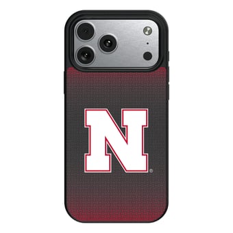 Nebraska Huskers Linen Logo iPhone Magnetic Bump Case