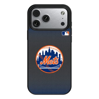 New York Mets Linen Logo iPhone Magnetic Bump Case