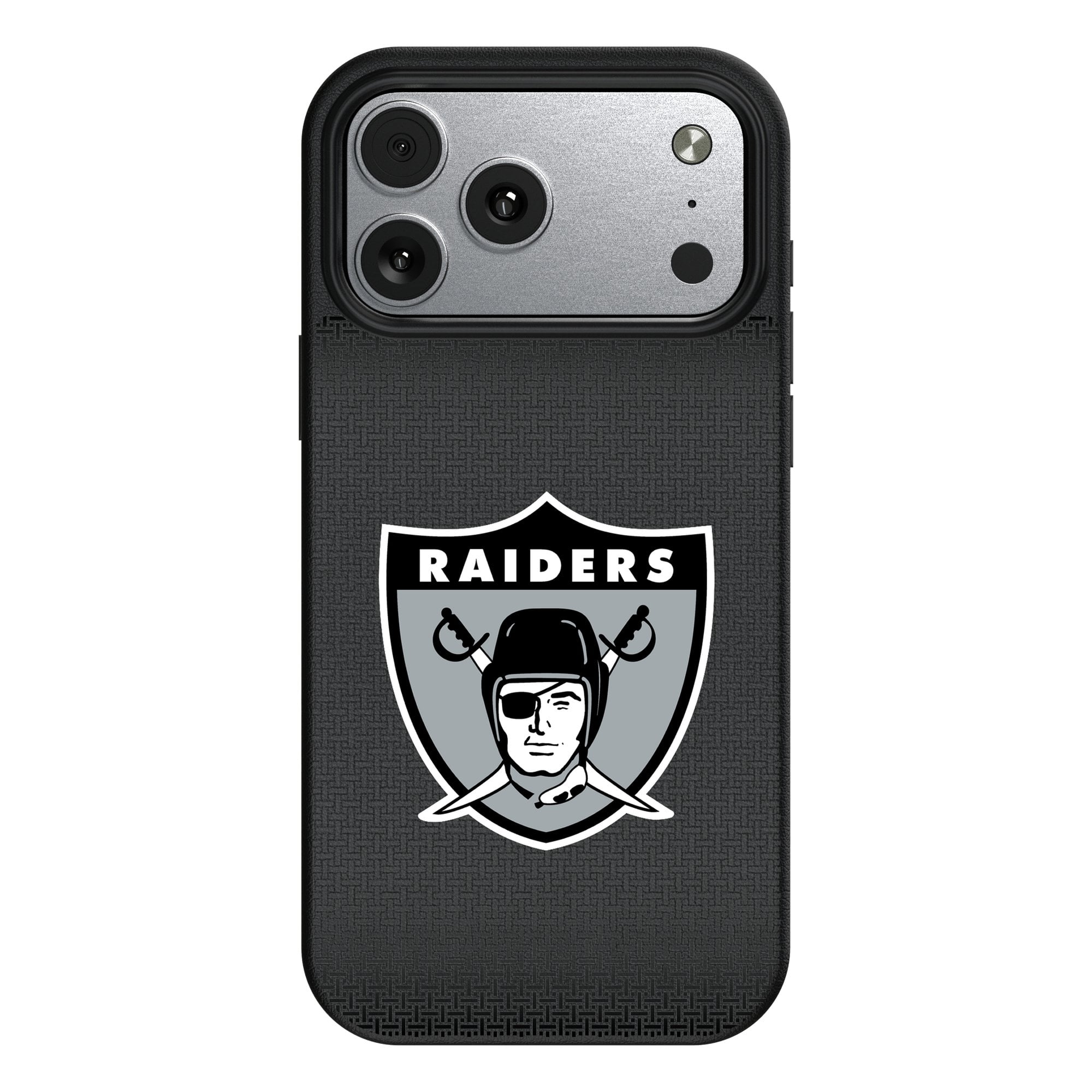 Oakland Raiders Linen Logo iPhone Magnetic Bump Case