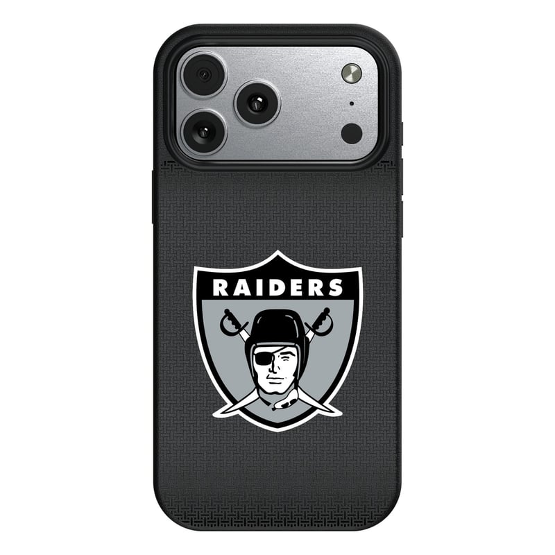 Oakland Raiders Linen Logo iPhone Magnetic Bump Case
