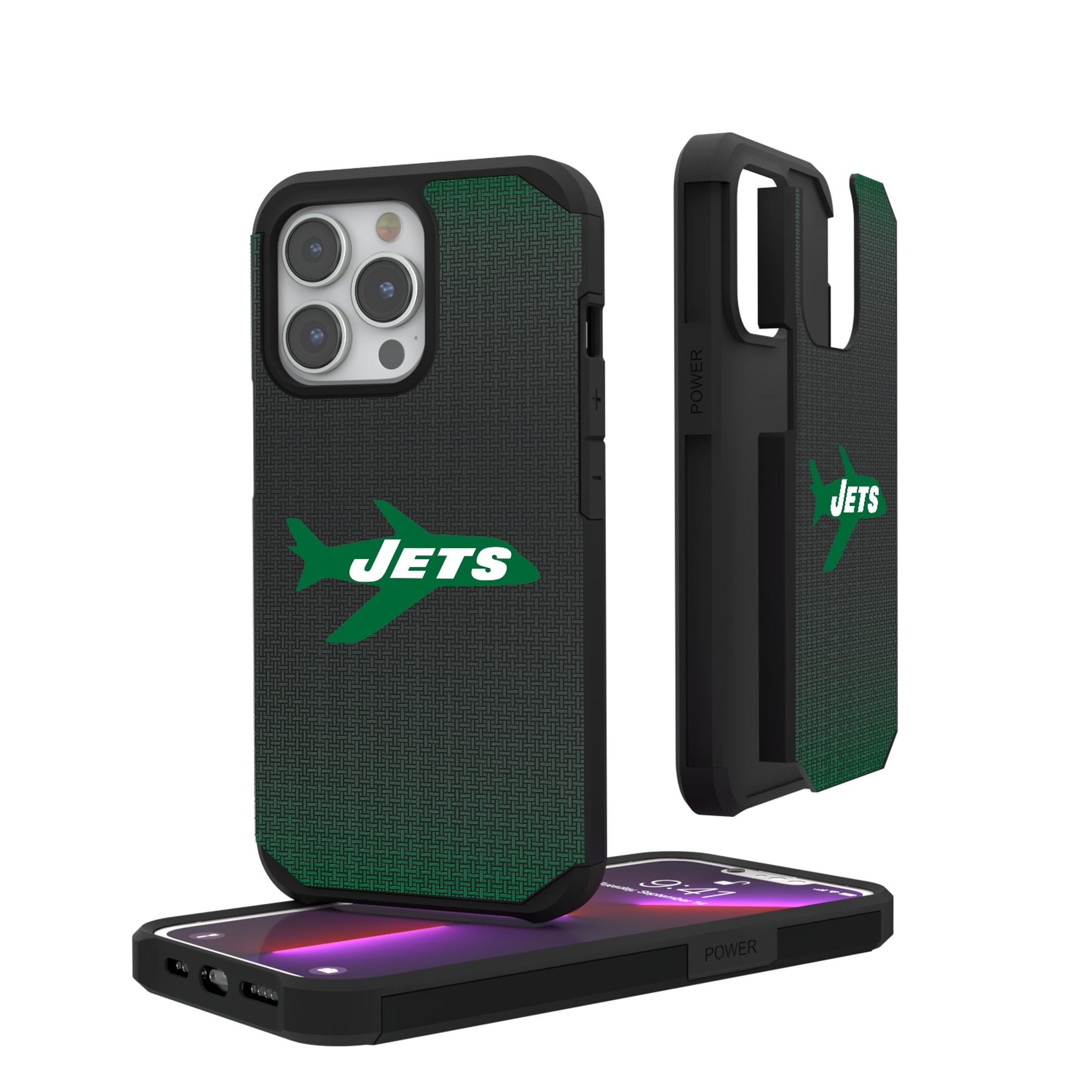 New York Jets Linen Logo iPhone Rugged Case New York Jets Linen Logo iPhone Rugged Case