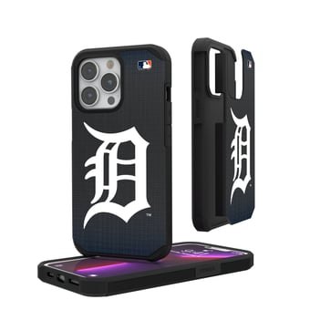 Detroit Tigers Linen Logo iPhone Rugged Case
