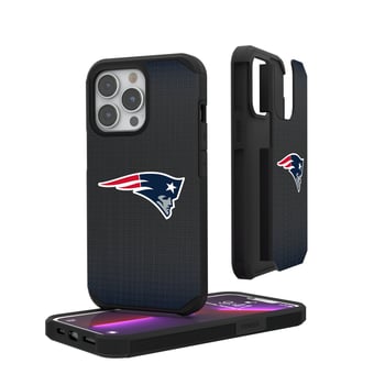 New England Patriots Linen Logo iPhone Rugged Case