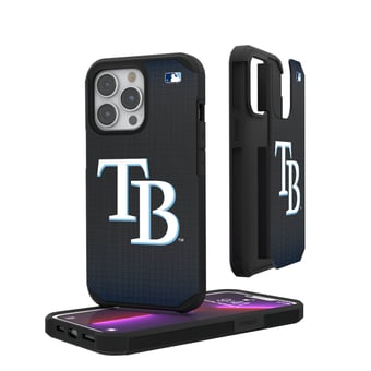Tampa Bay Rays Linen Logo iPhone Rugged Case