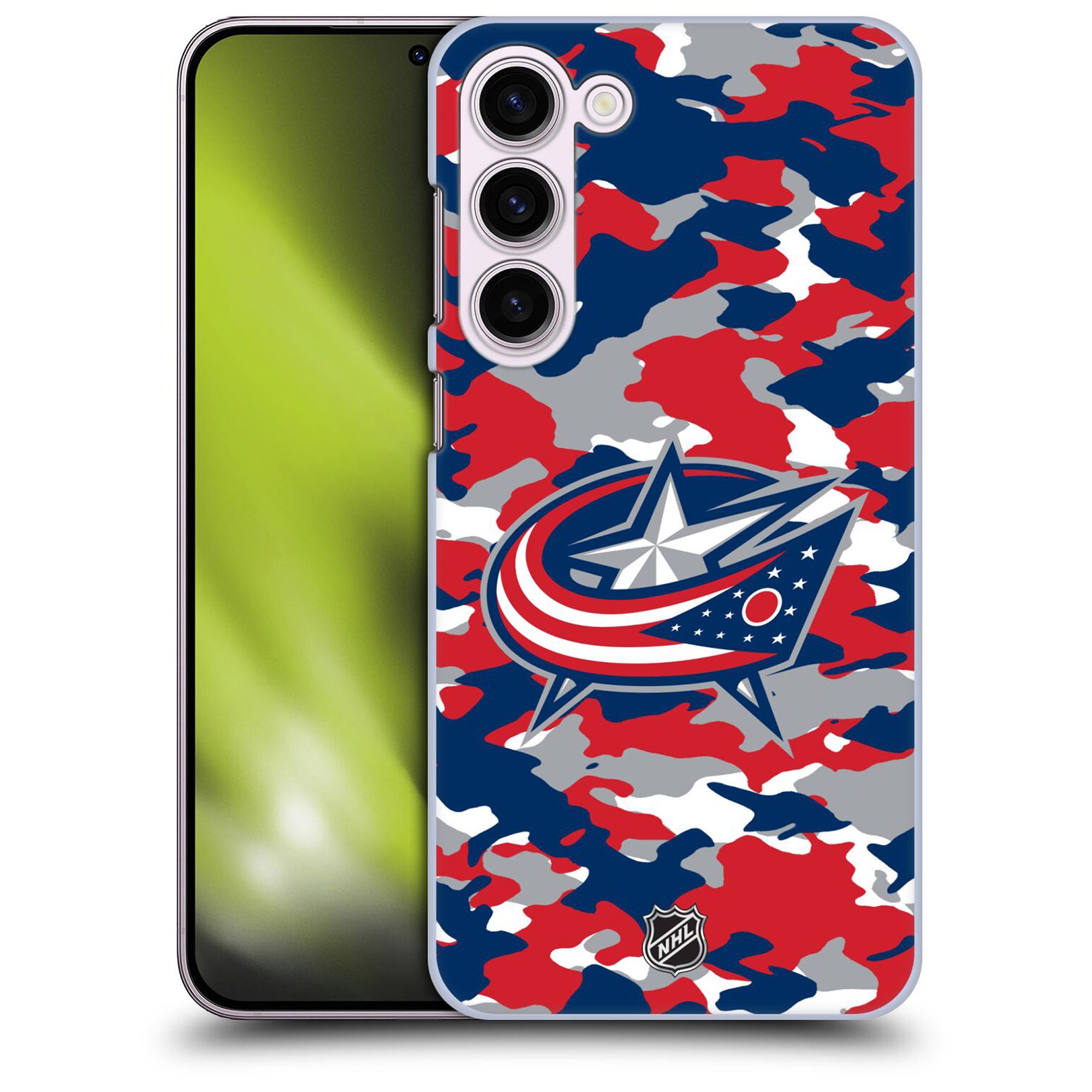 Columbus Blue Jackets NHL Camouflage Graphic Phone Case - Samsung
