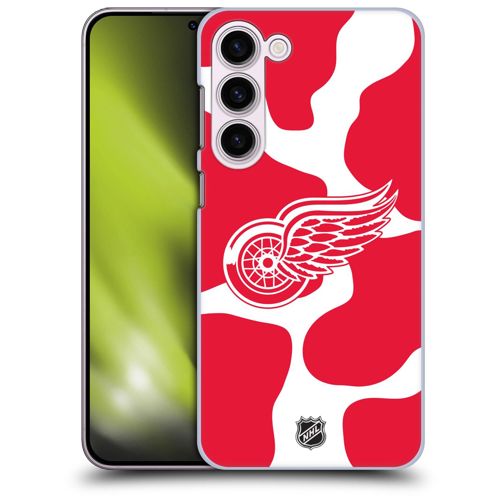 Detroit Red Wings NHL Cow Pattern Graphic Phone Case - Samsung