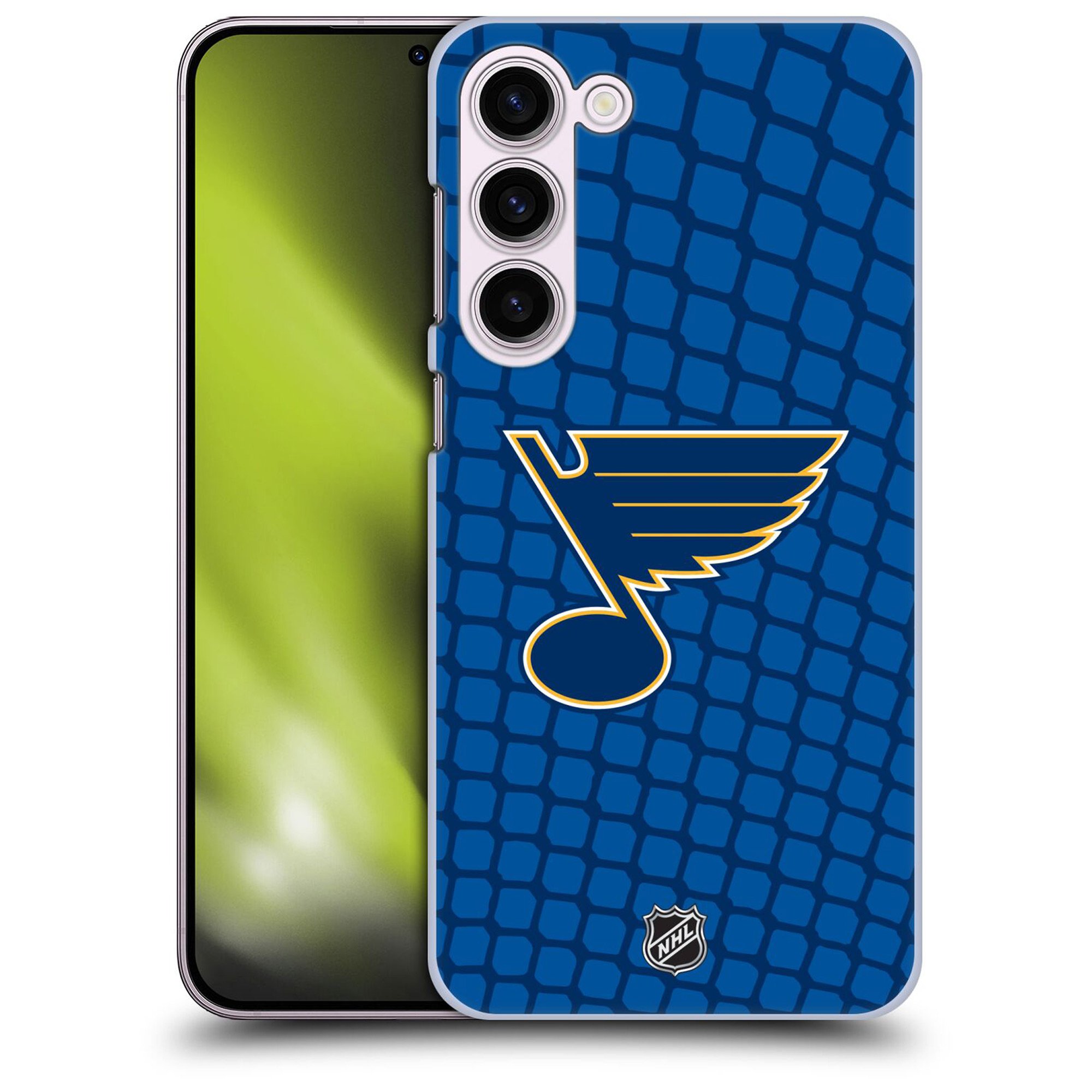 St. Louis Blues NHL Net Pattern Graphic Phone Case - Samsung