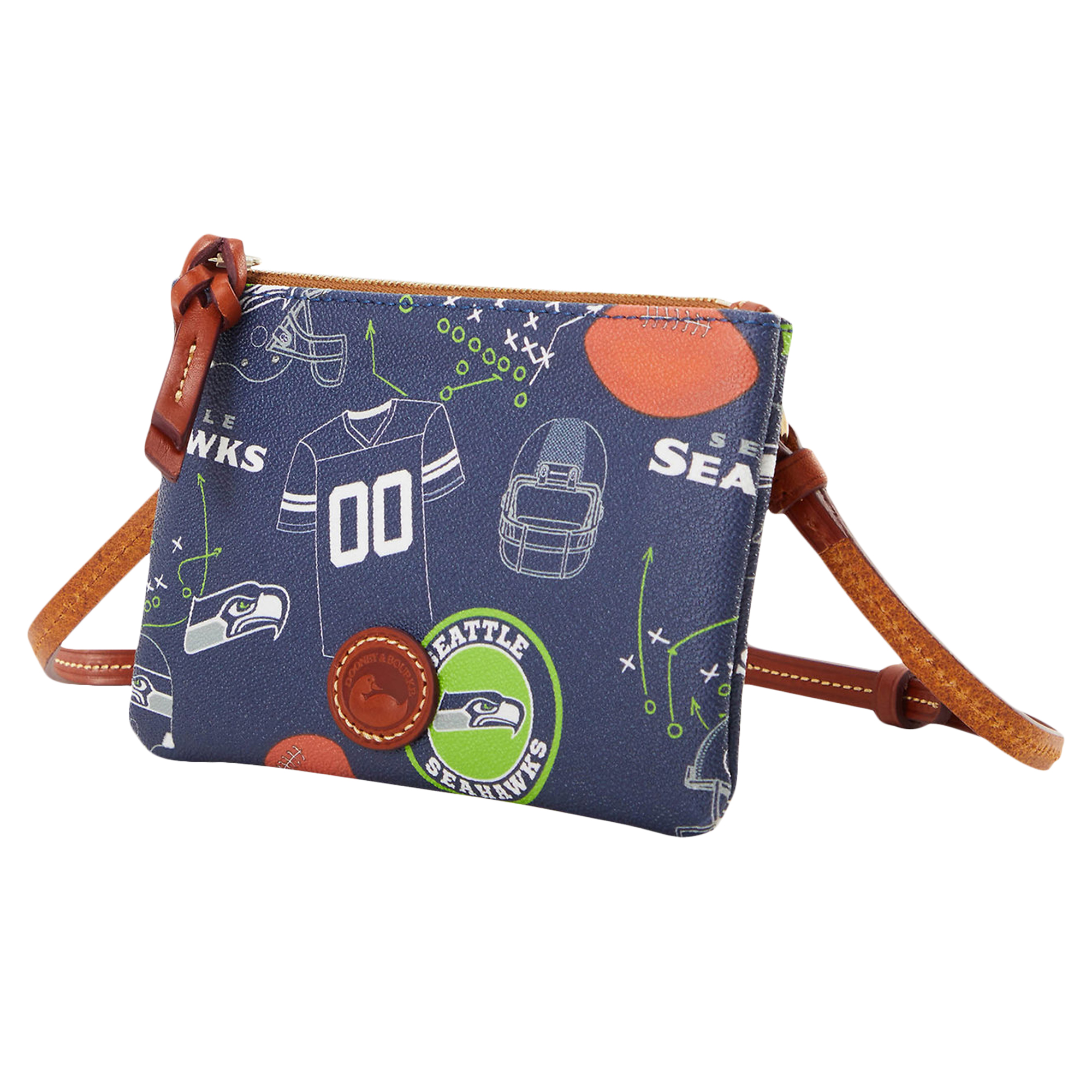Dooney & Bourke Seattle Seahawks Top Zip Crossbody Purse