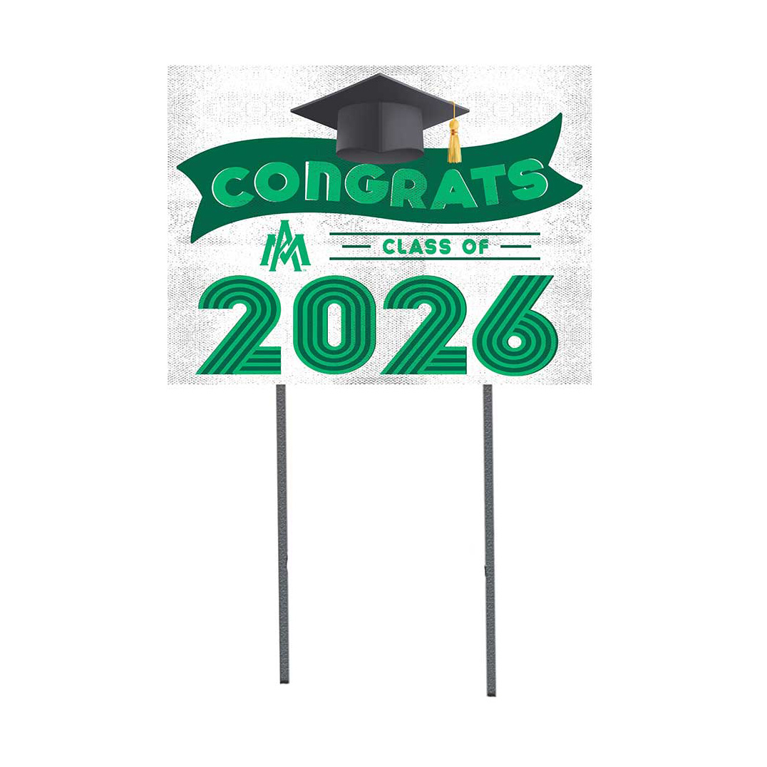 Arkansas-Monticello Boll Weevils 18" x 24" 2026 Grad Yard Sign with Stakes