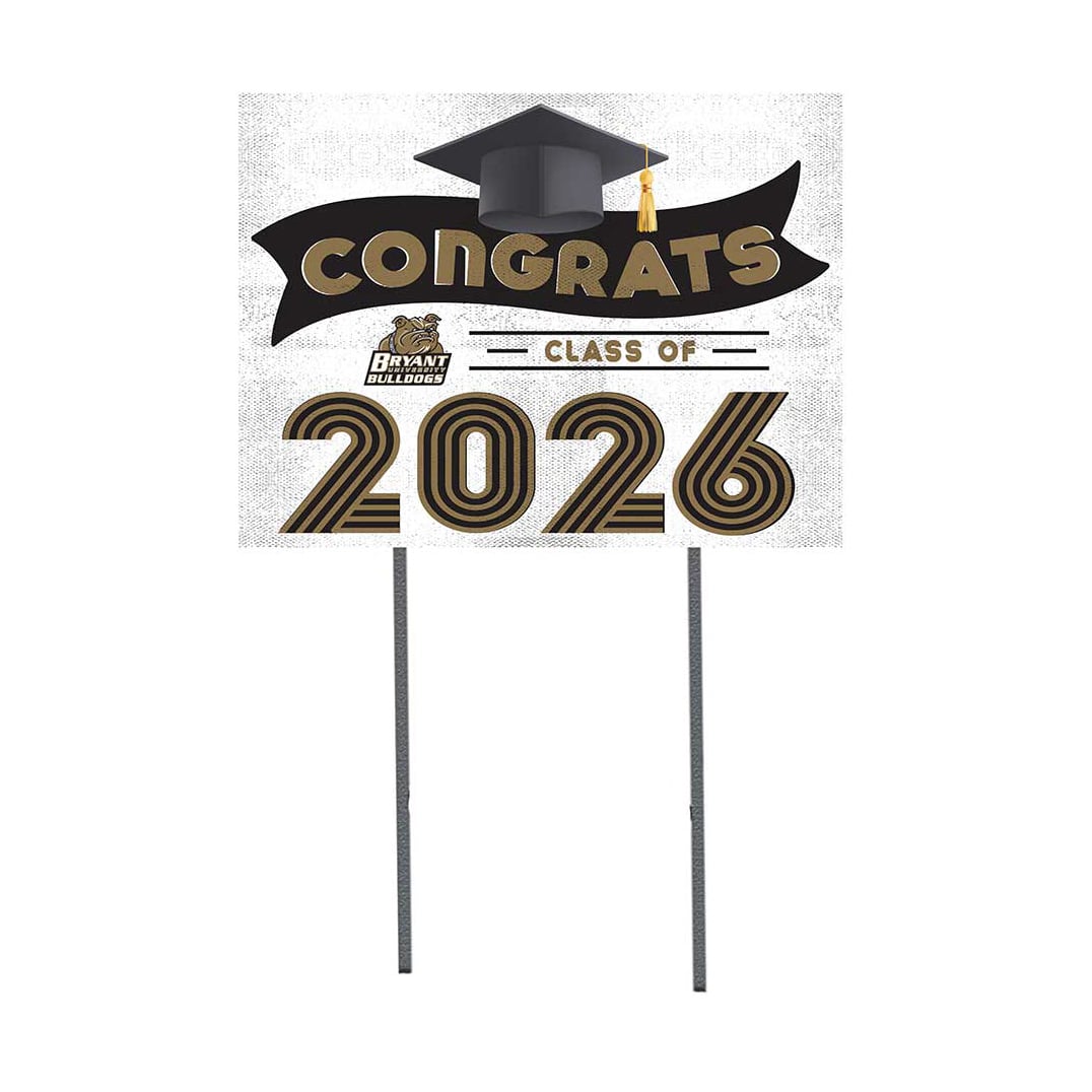 Bryant Bulldogs 18" x 24" 2026 Grad Yard Sign with Stakes