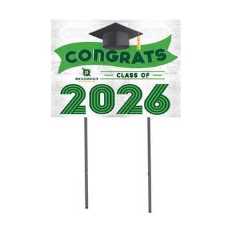 Belhaven Blazers 18" x 24" 2026 Grad Yard Sign with Stakes