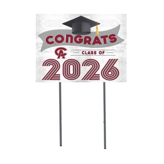 Coastal Alabama Community College 18" x 24" 2026 Grad Yard Sign with Stakes
