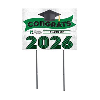 Cuesta College Cougars 18" x 24" 2026 Grad Yard Sign with Stakes