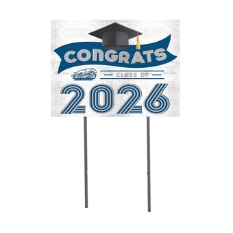 Assumption Greyhounds 18" x 24" 2026 Grad Yard Sign with Stakes