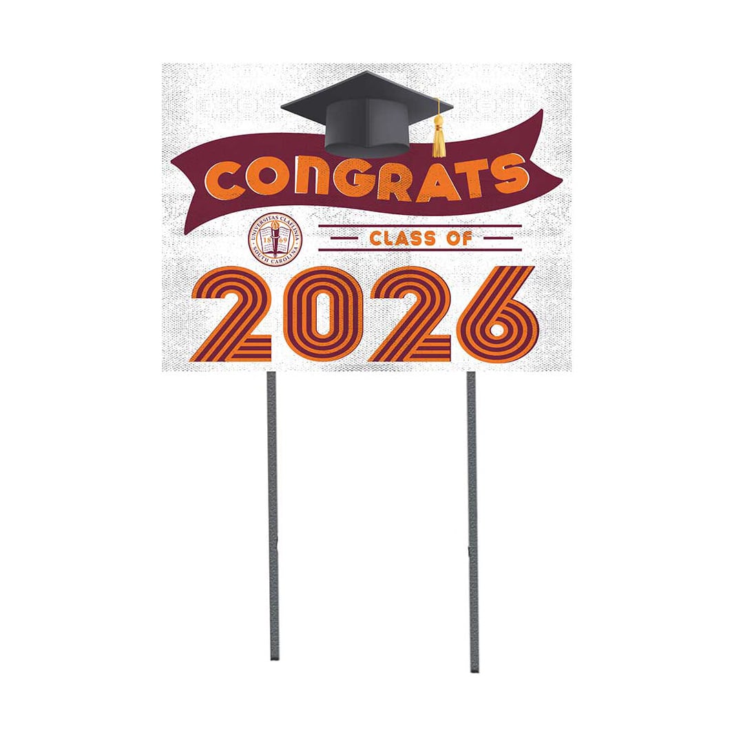 Claflin Panthers 18" x 24" 2026 Grad Yard Sign with Stakes