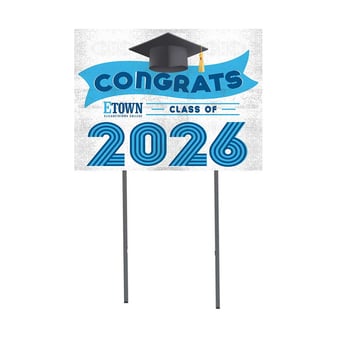 Elizabethtown Community and Technical College 18" x 24" 2026 Grad Yard Sign with Stakes