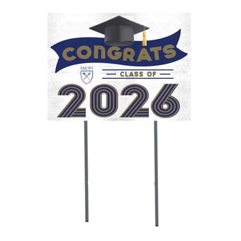 Emory Eagles 18" x 24" 2026 Grad Yard Sign with Stakes