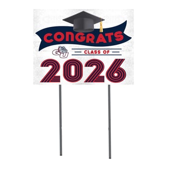 Gonzaga Bulldogs 18" x 24" 2026 Grad Yard Sign with Stakes