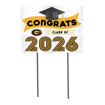 Grambling Tigers 18" x 24" 2026 Grad Yard Sign with Stakes