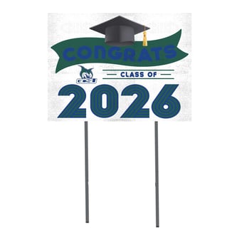 Georgia College Bobcats 18" x 24" 2026 Grad Yard Sign with Stakes