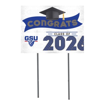 Georgia State Panthers 18" x 24" 2026 Grad Yard Sign with Stakes