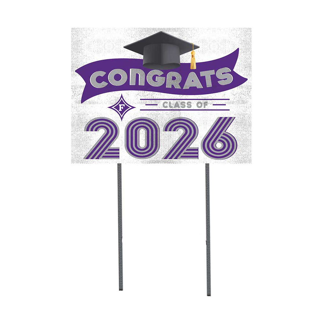 Furman Paladins 18" x 24" 2026 Grad Yard Sign with Stakes